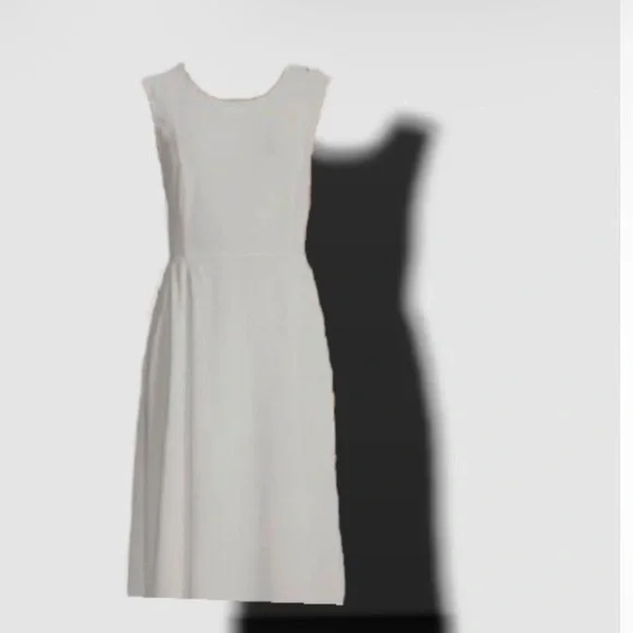 Nieman Marcus White Sleeveless Dress, size M - Picture 7 of 8